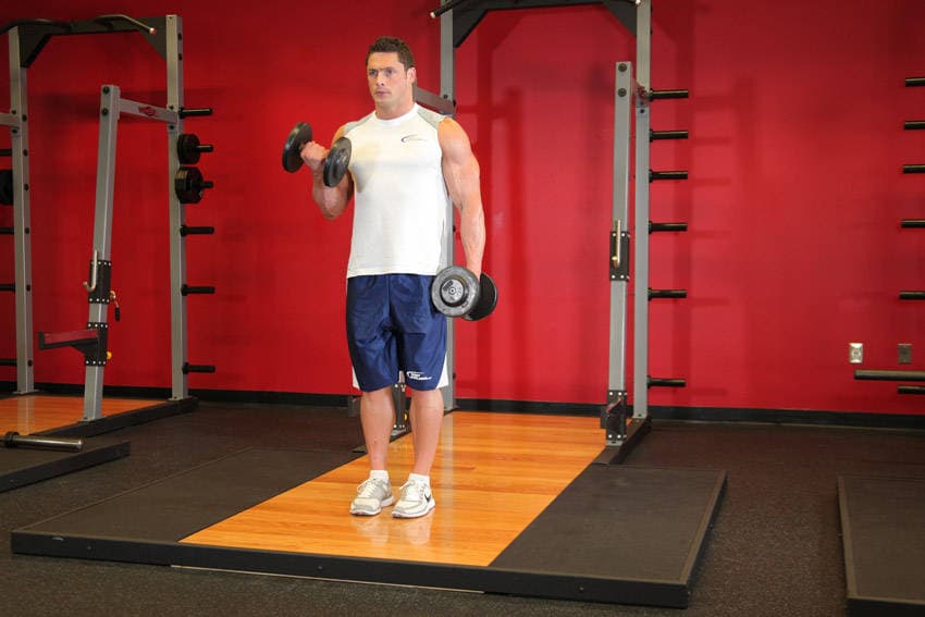 Dumbbell Alternate Bicep Curl