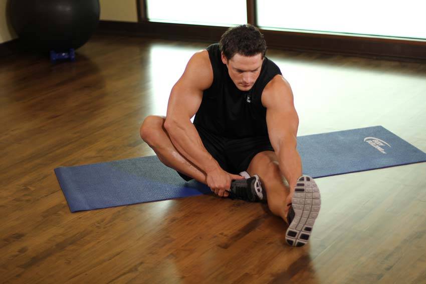 Seated Floor Hamstring Stretch